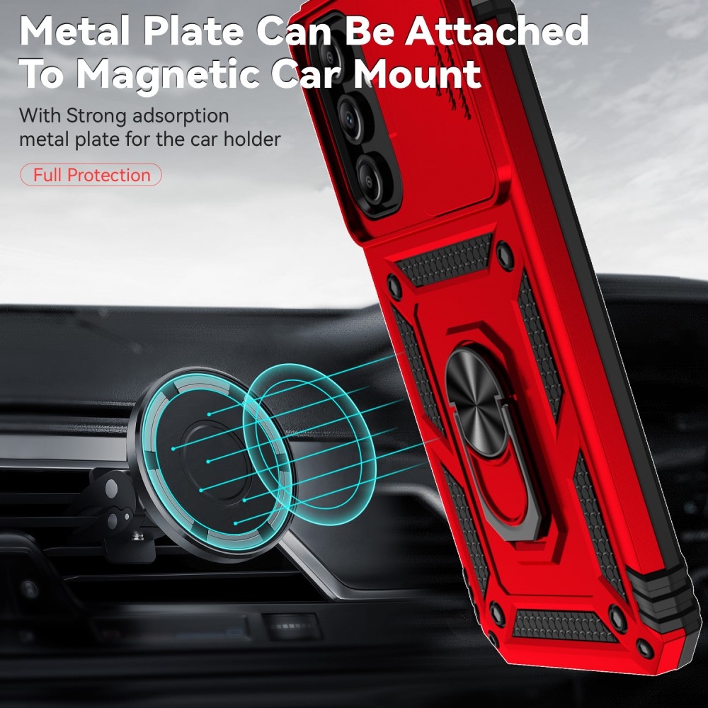 Csúszásálló borítás Samsung Galaxy A35 5G készülékhez - piros