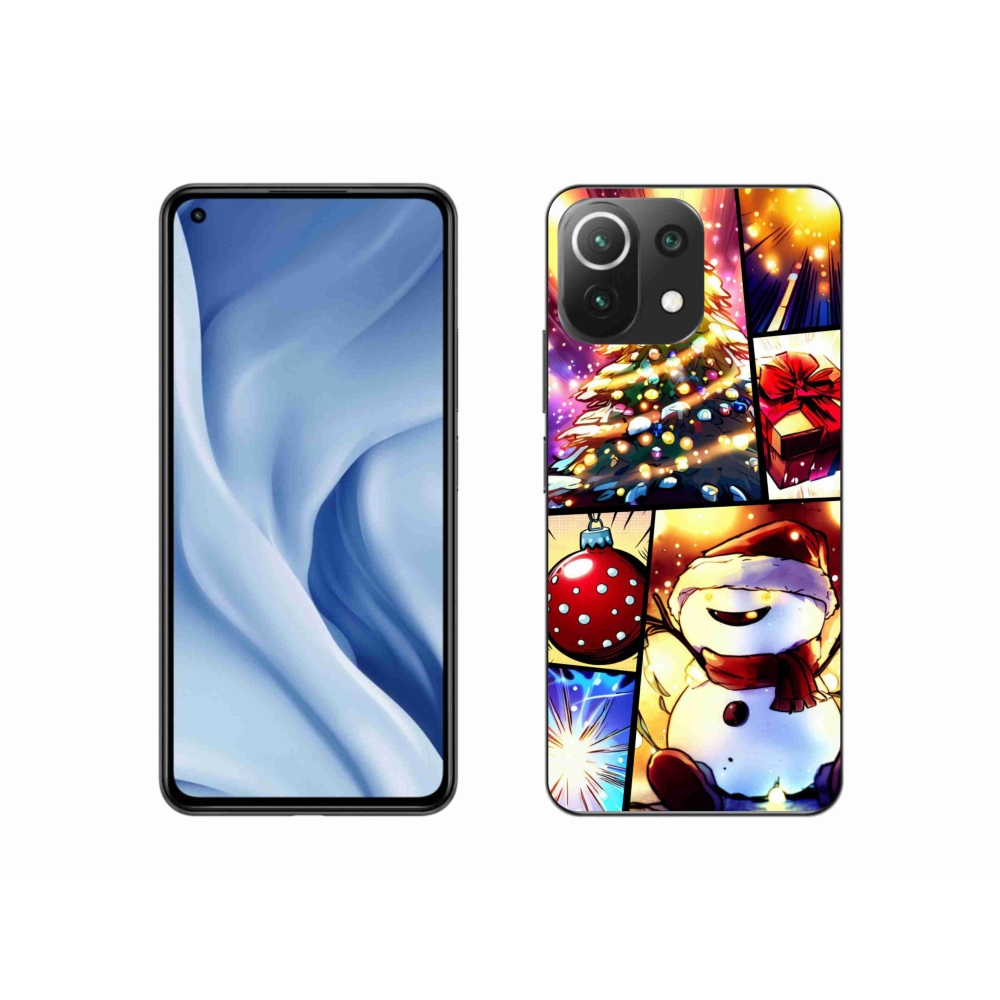 Gél borító mmCase a Xiaomi 11 Lite 5G NE számára - karácsonyi motívumok 1