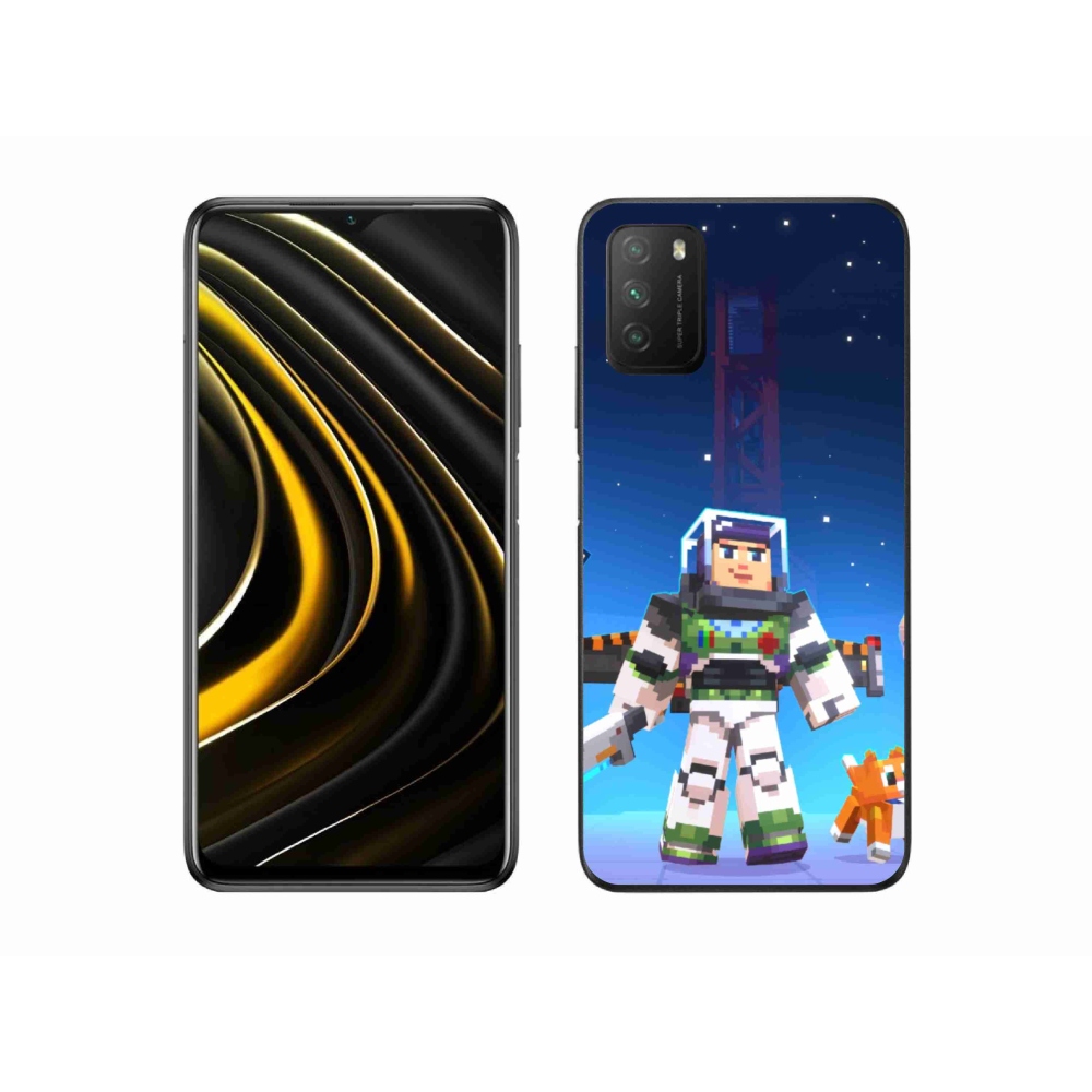 Gél borítás mmCase a Xiaomi Poco M3-hoz - minecraft 2