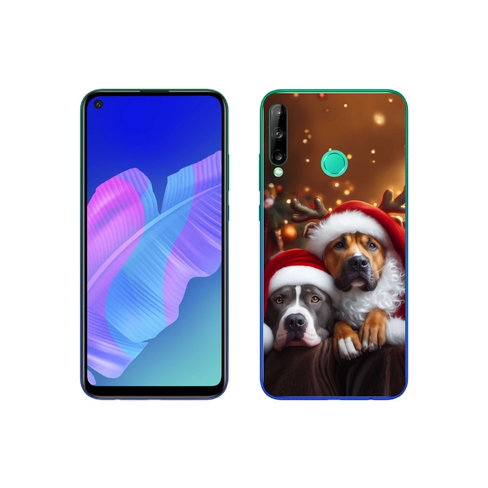 Gél borító mmCase a Huawei P40 Lite E - Karácsonyi kutyákhoz