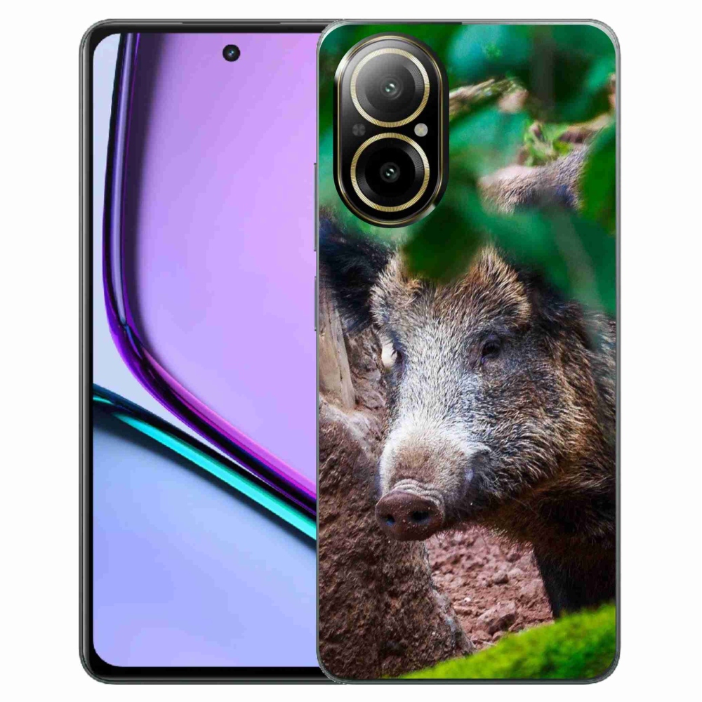 Zselés borítás mmCase a Realme C67 készülékhez - vaddisznó