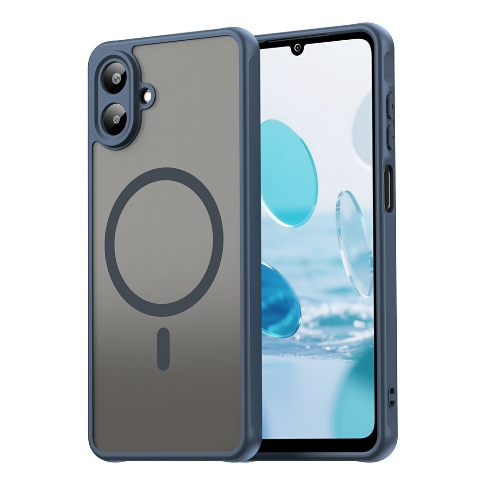 Matt zselés tok MagSafe tok a Samsung Galaxy A07 4G készülékre - kék