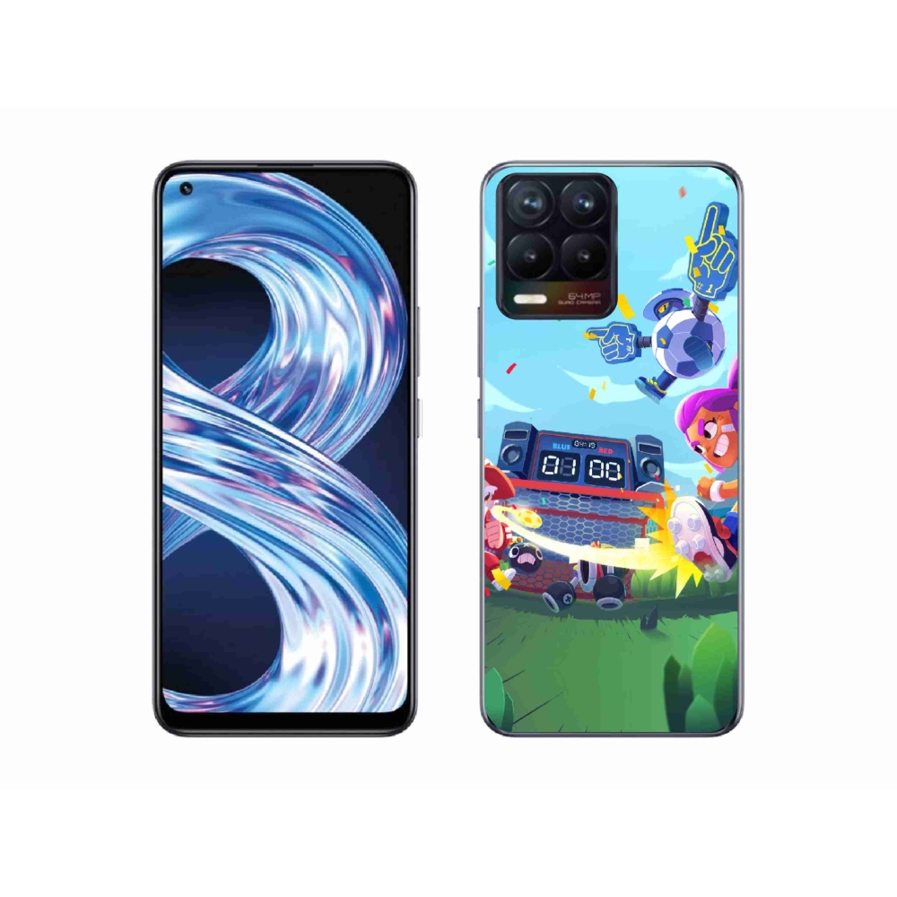 Gél borítás mmCase a Realme 8 4G-n - verekedés csillagok 1