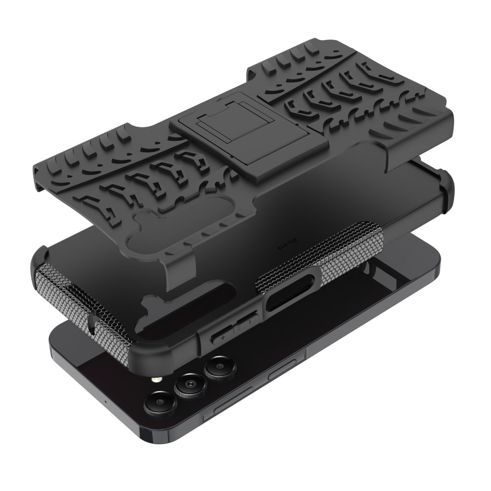 Kick tartós hibrid borítás Samsung Galaxy A15 4G/5G készülékhez - fekete