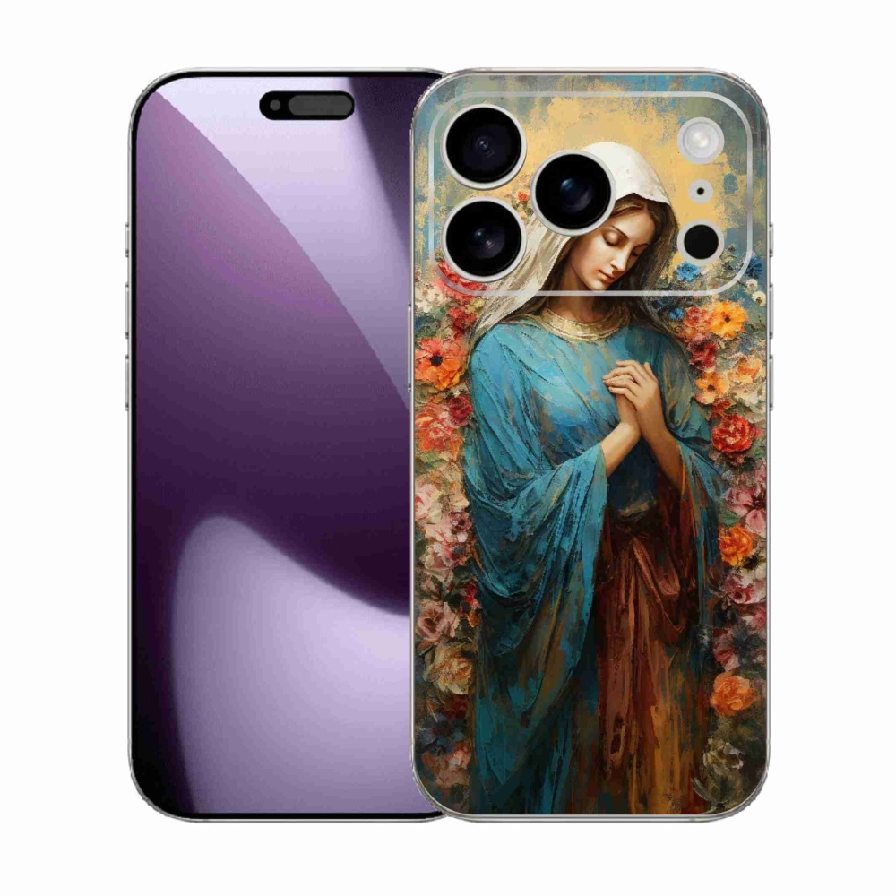 Zselés borítás mmCase iPhone 17 Pro készülékhez - szent nő