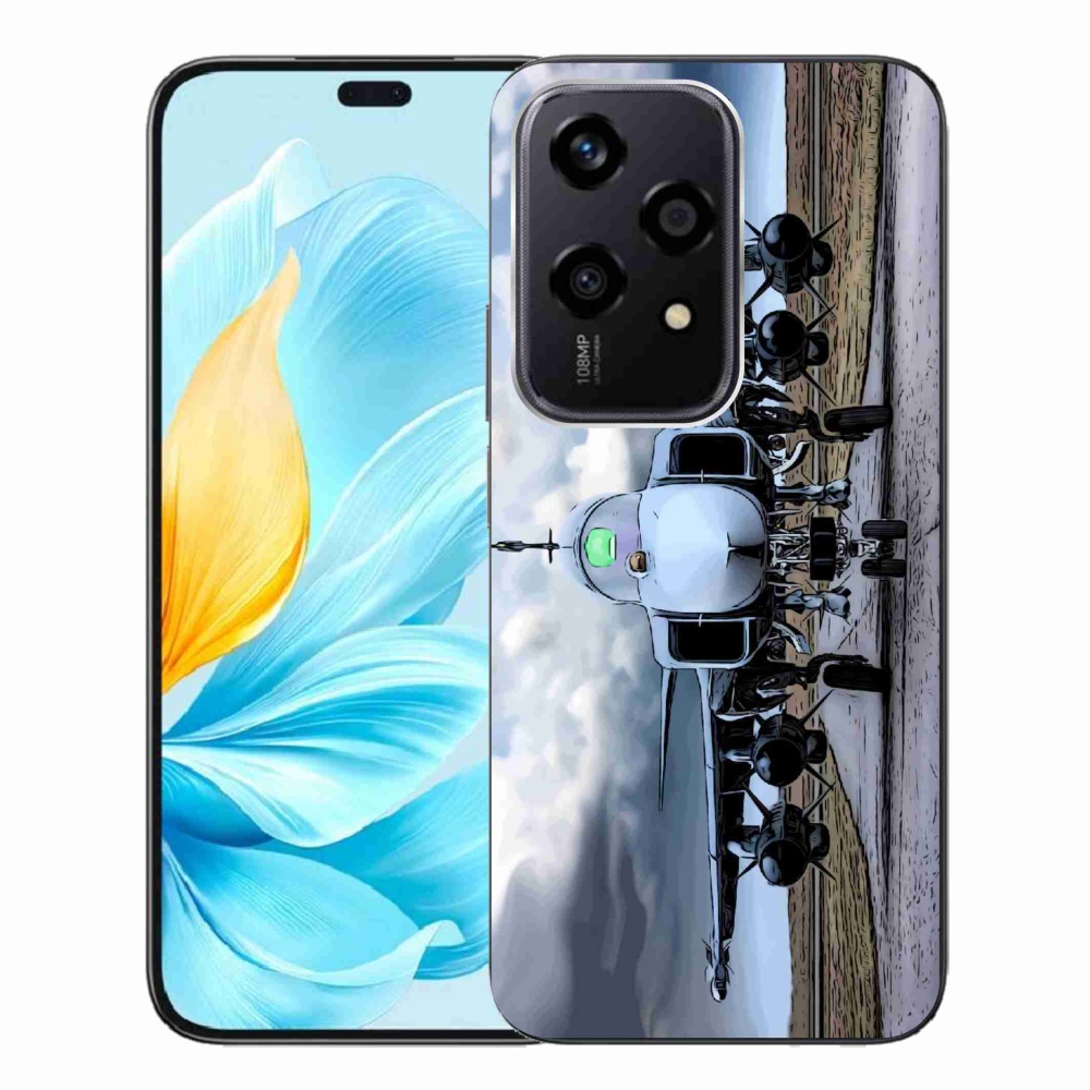 Zselés borítás mmCase a Honor 200 Lite 5G - katonai repülőgéphez