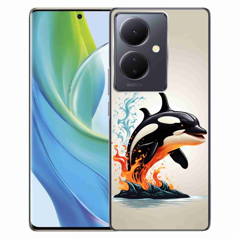 Gél borító mmCase a Vivo V29 Lite 5G készülékhez - írisz