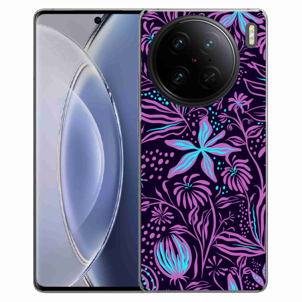 Zselés borítás mmCase a Vivo X90 Pro készülékhez - virágok 2
