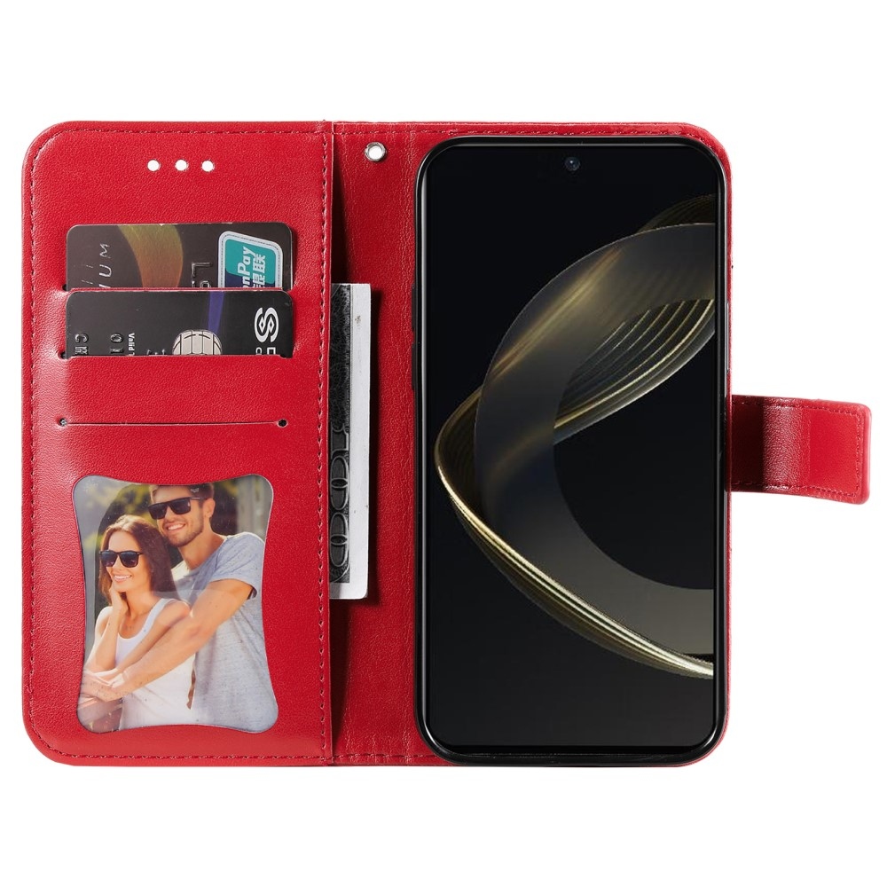 Mandala könyv tok Huawei Nova 12 SE-hez - piros