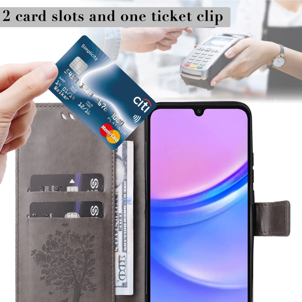 Fák könyve tok Samsung Galaxy A16 4G/5G/A26 5G - szürke