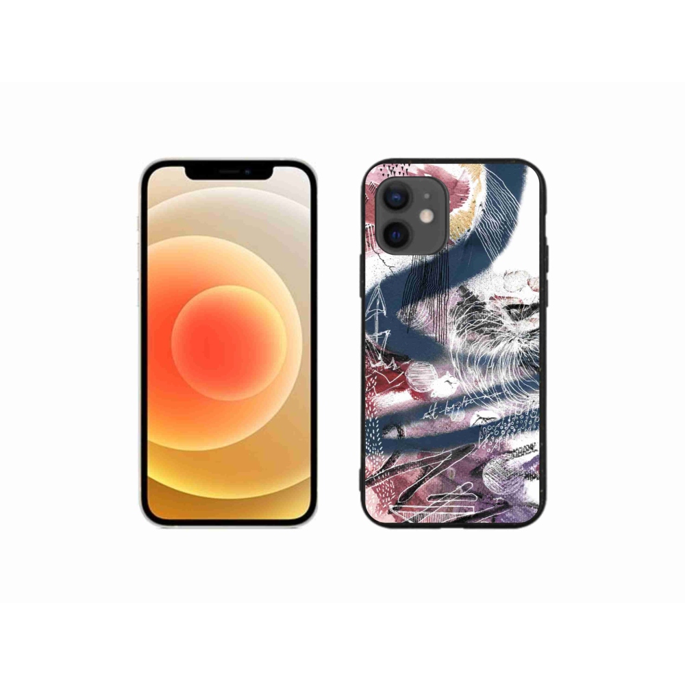 Gél borítás mmCase iPhone 12 mini készülékhez - absztrakt motívum 28