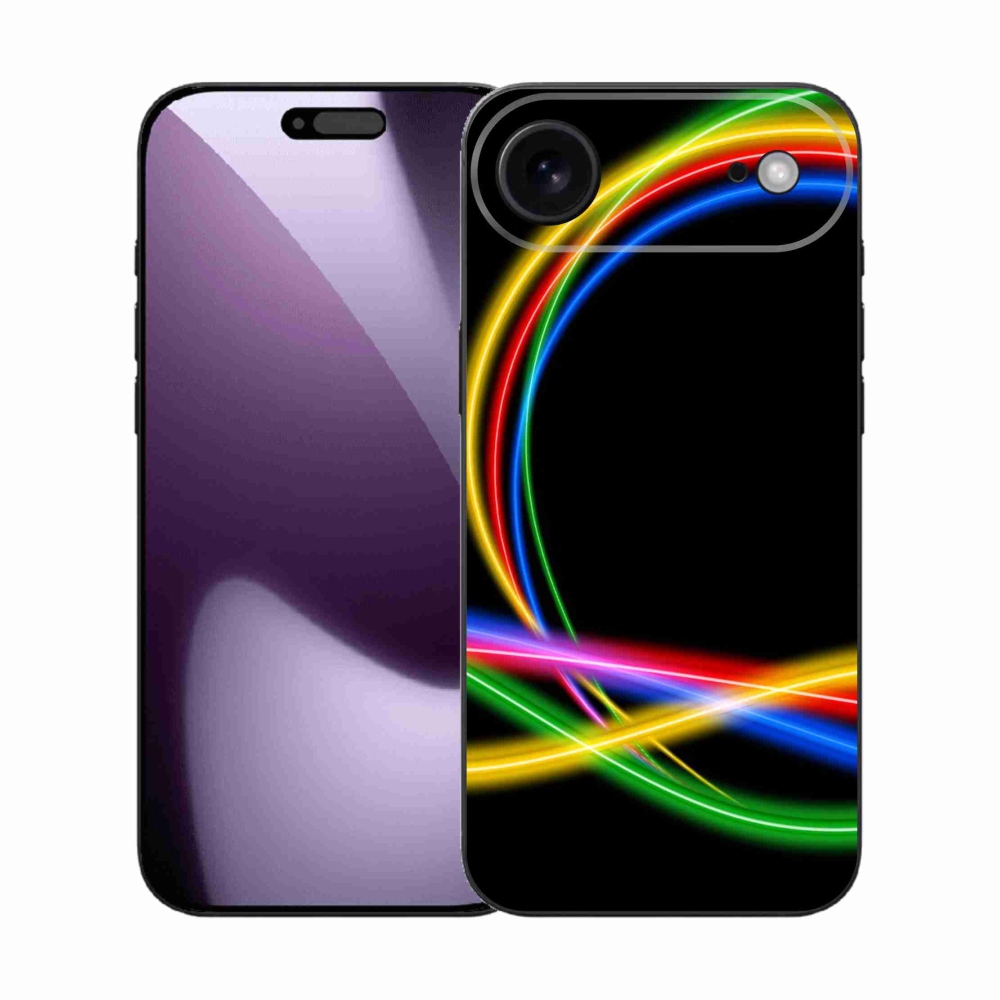 Gél borítás mmCase iPhone 17 Air készülékhez - neon körök