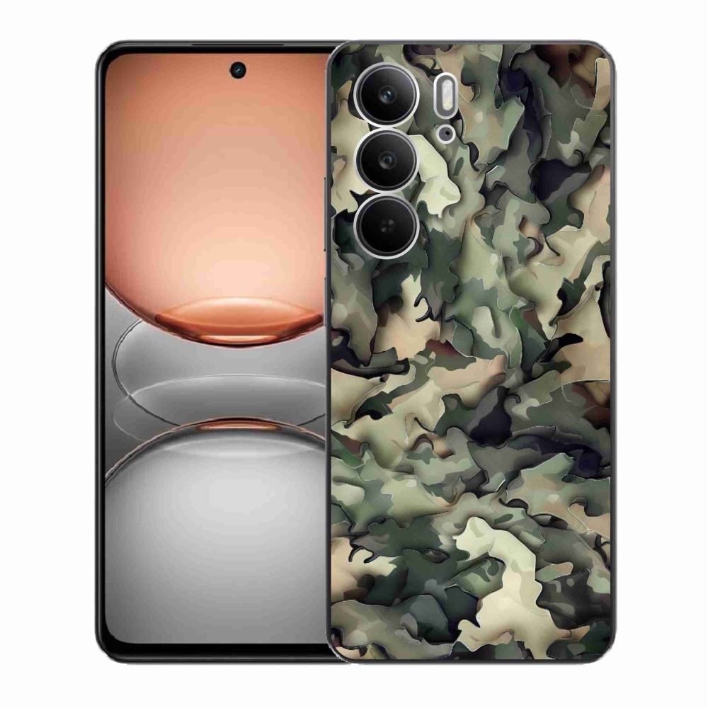 Gél borítás mmCase a Realme C75 készülékhez - terepszínű minta 9