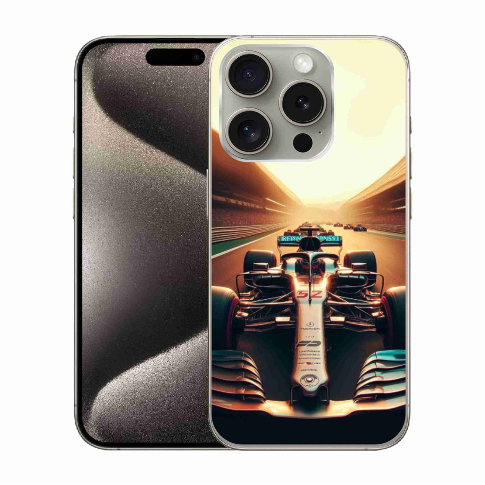 Zselés borítás mmCase iPhone 15 Pro készülékhez - formula 1