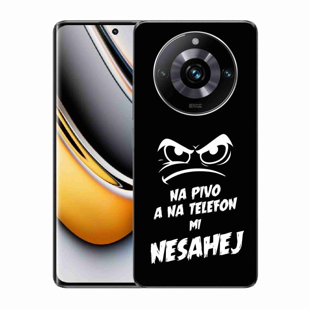 Gél borítás mmCase a Realme 11 Pro/11 Pro+ - sör motívum 2 fekete háttérrel