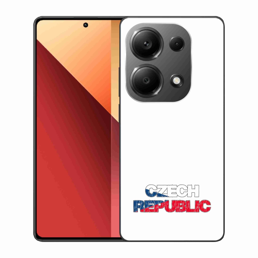 Gél borítás mmCase a Xiaomi Redmi Note 13 Pro 4G/Poco M6 Pro - Csehország fehér háttérhez