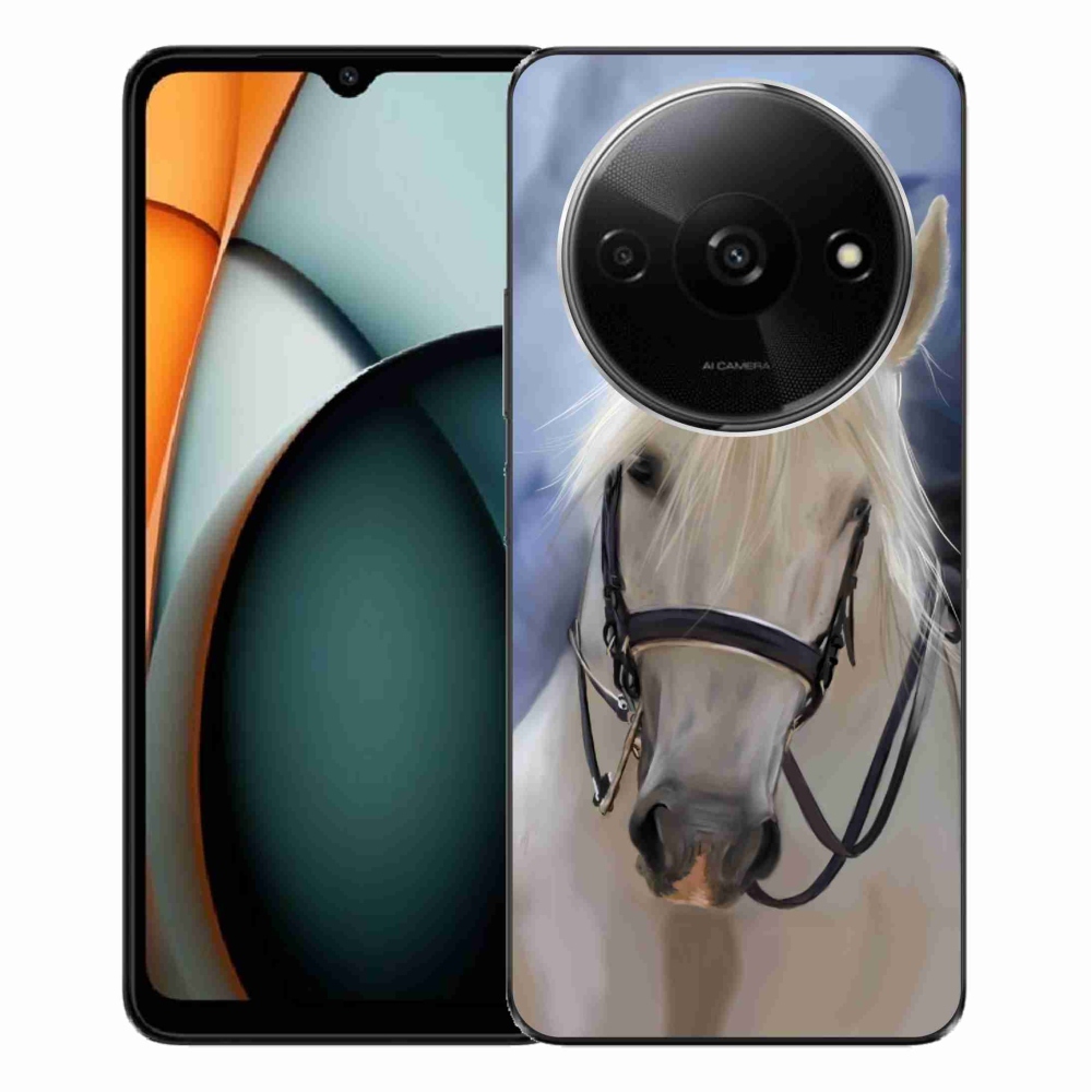 Gél borítás mmCase a Xiaomi Redmi A3-hoz - fehér ló