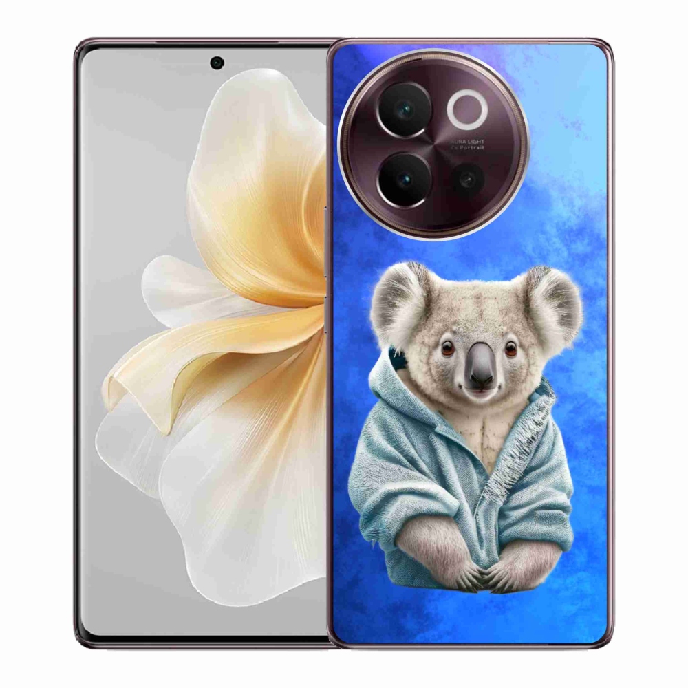 Gél borítás mmCase a Vivo V40 Lite 5G készülékhez - koala pulóverben