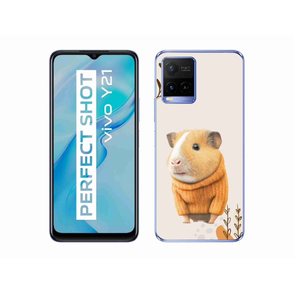 Gélburkolat mmCase a Vivo Y21/Y21s/Y33s modellhez - tengerimalac pulóverben