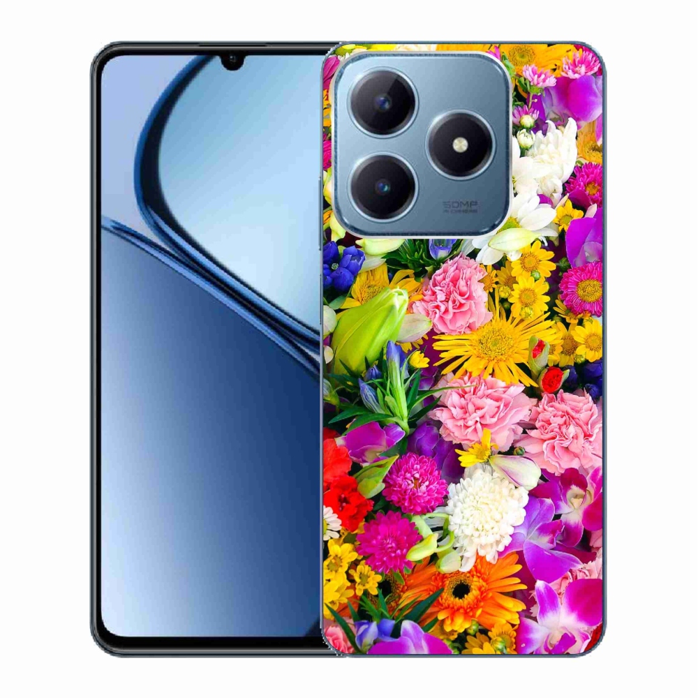 Zselés borítás mmCase a Realme C63 készülékhez - virág 12