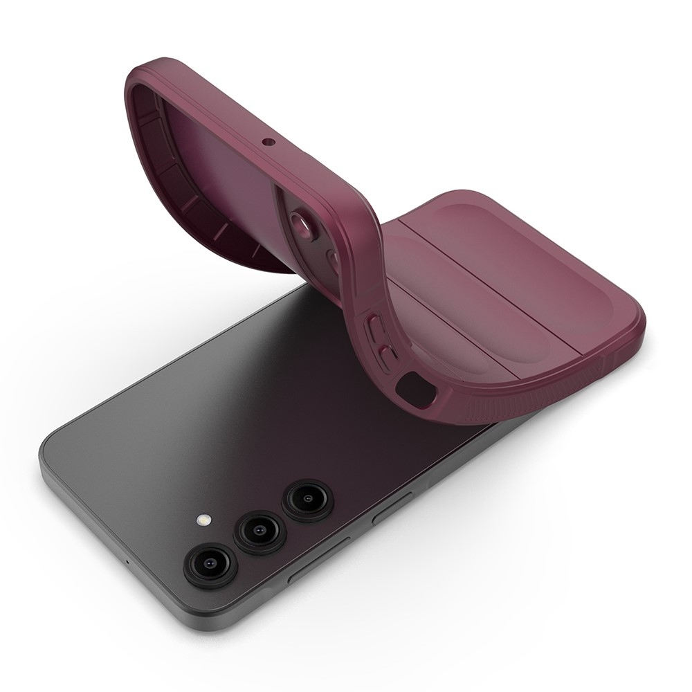 Rugg tartós zselés tok Samsung Galaxy A36 5G - bordó színben