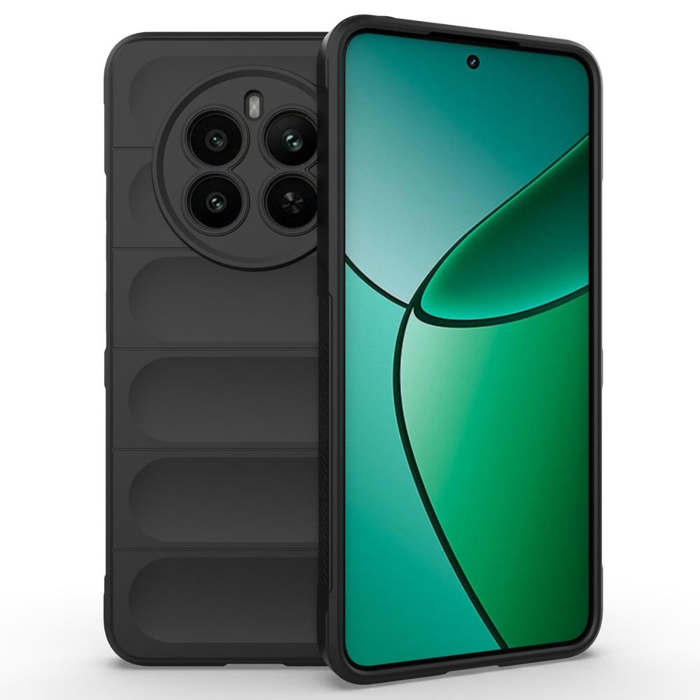 Rugg tartós zselés tok a Realme 12+ 5G készülékhez - fekete