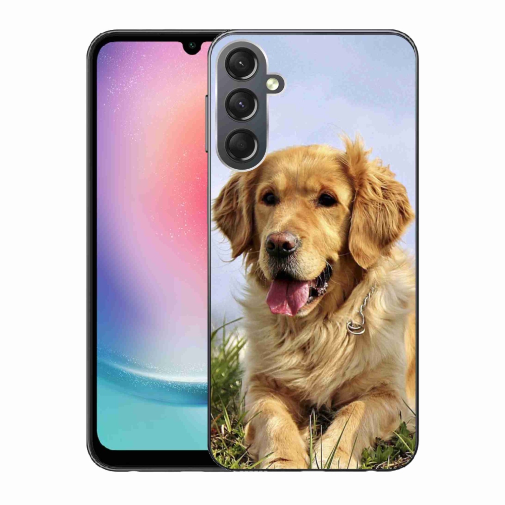 Gél tok mmCase Samsung Galaxy A24 készülékhez - arany retriever