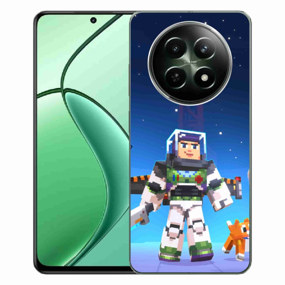 Gél borítás mmCase a Realme 12 5G/12x 5G - minecraft 2 számára