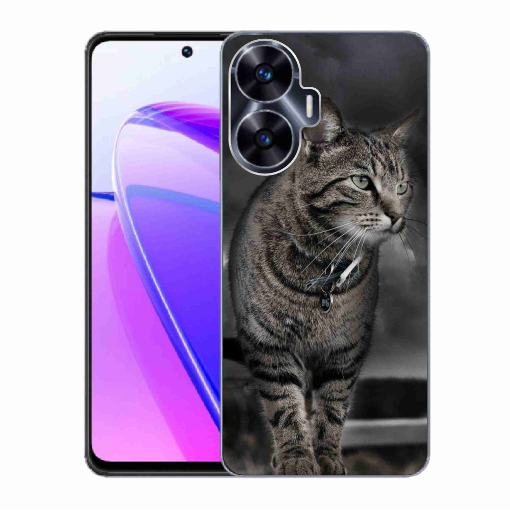 Zselés borítás mmCase a Realme C55 készülékhez - macska