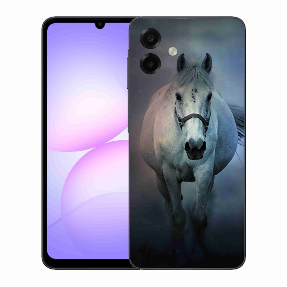 Gél borítás mmCase Samsung Galaxy A07 4G - futó fehér lóhoz