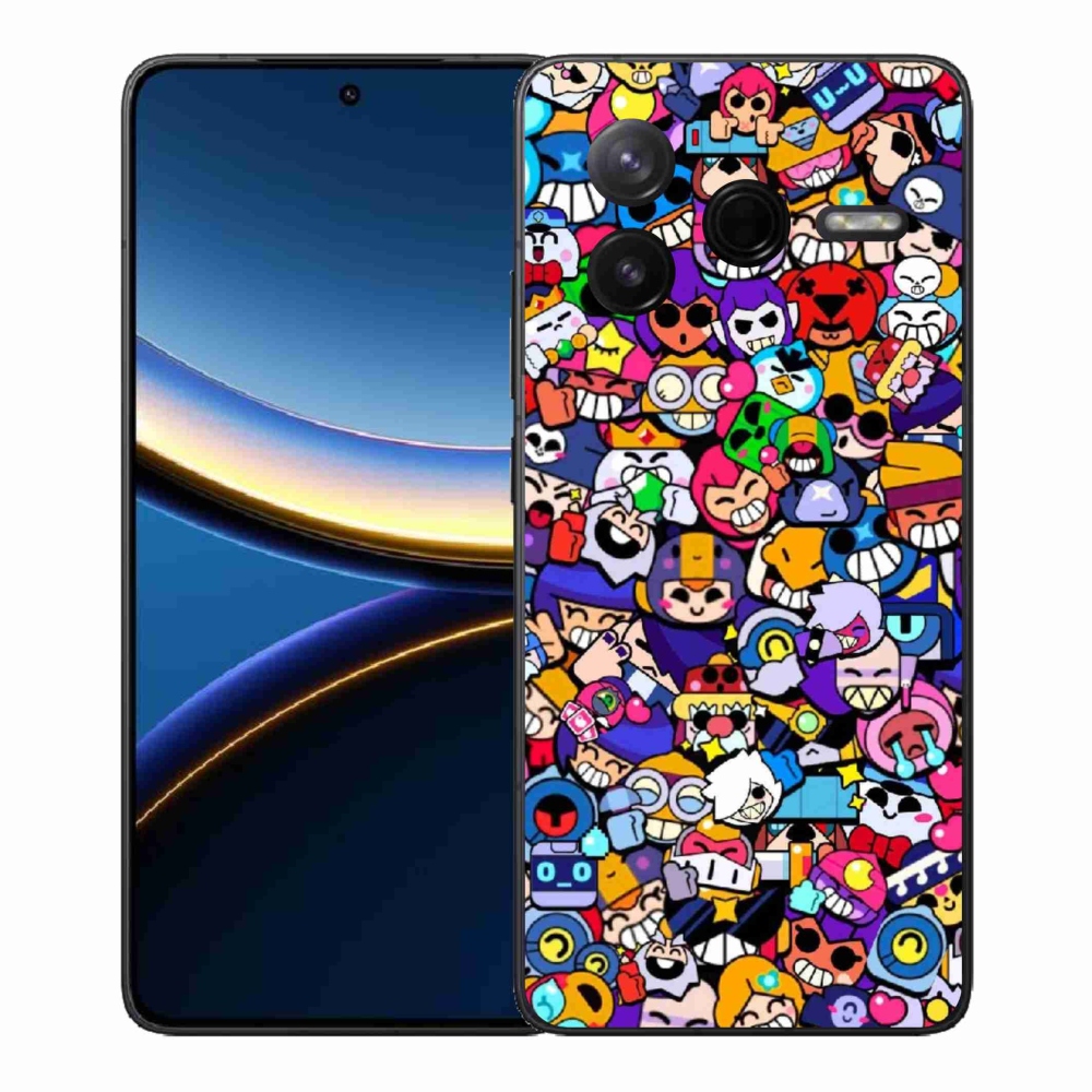 Gél borítás mmCase a Xiaomi Poco F7 Pro számára - brawl stars 2