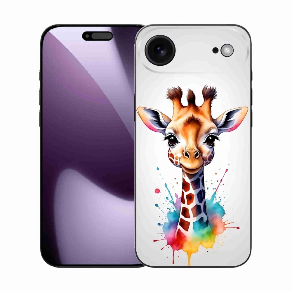 Zselés borítás mmCase iPhone 17 Air készülékhez - zsiráf 1