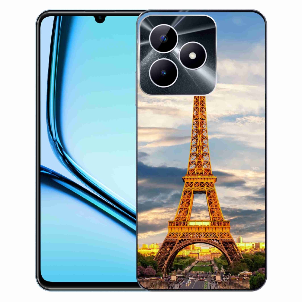 Gél borító mmCase a Realme Note 50 készülékhez - eiffel torony 3