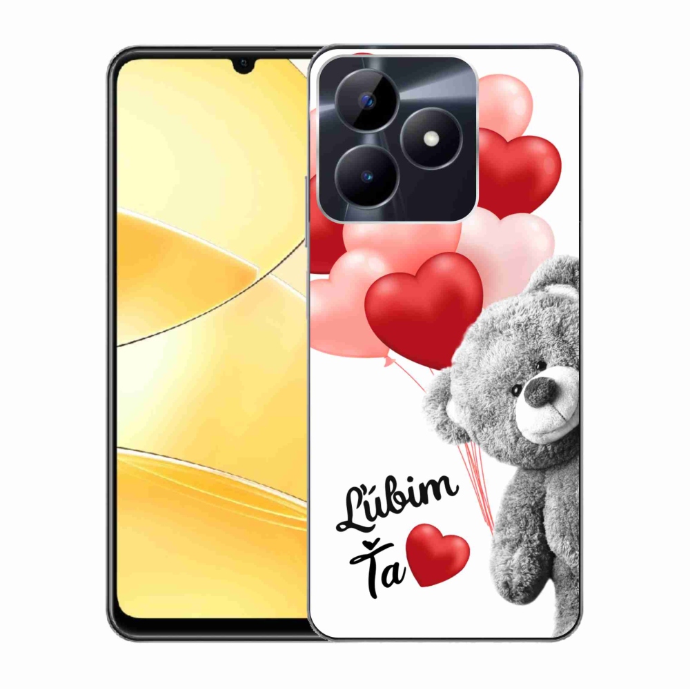 Gél tok mmCase a Realme C51/C53 készülékhez - I love you en