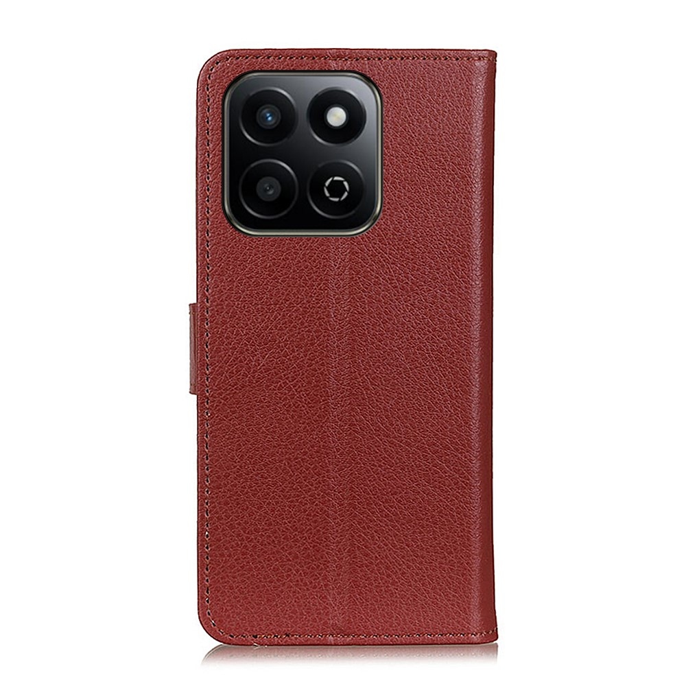 Litchie könyvtáska a Honor 200 Smart 5G készülékhez - barna