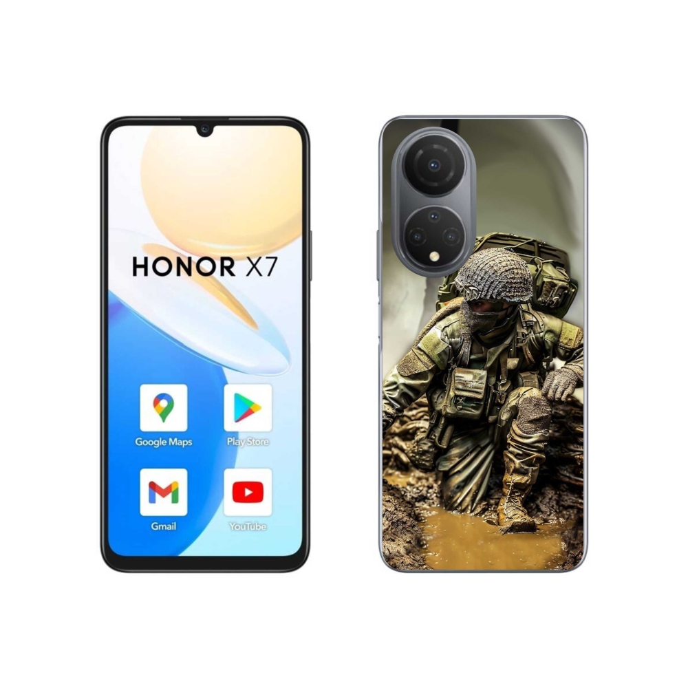 Zselés borítás mmCase a Honor X7-hez - katona