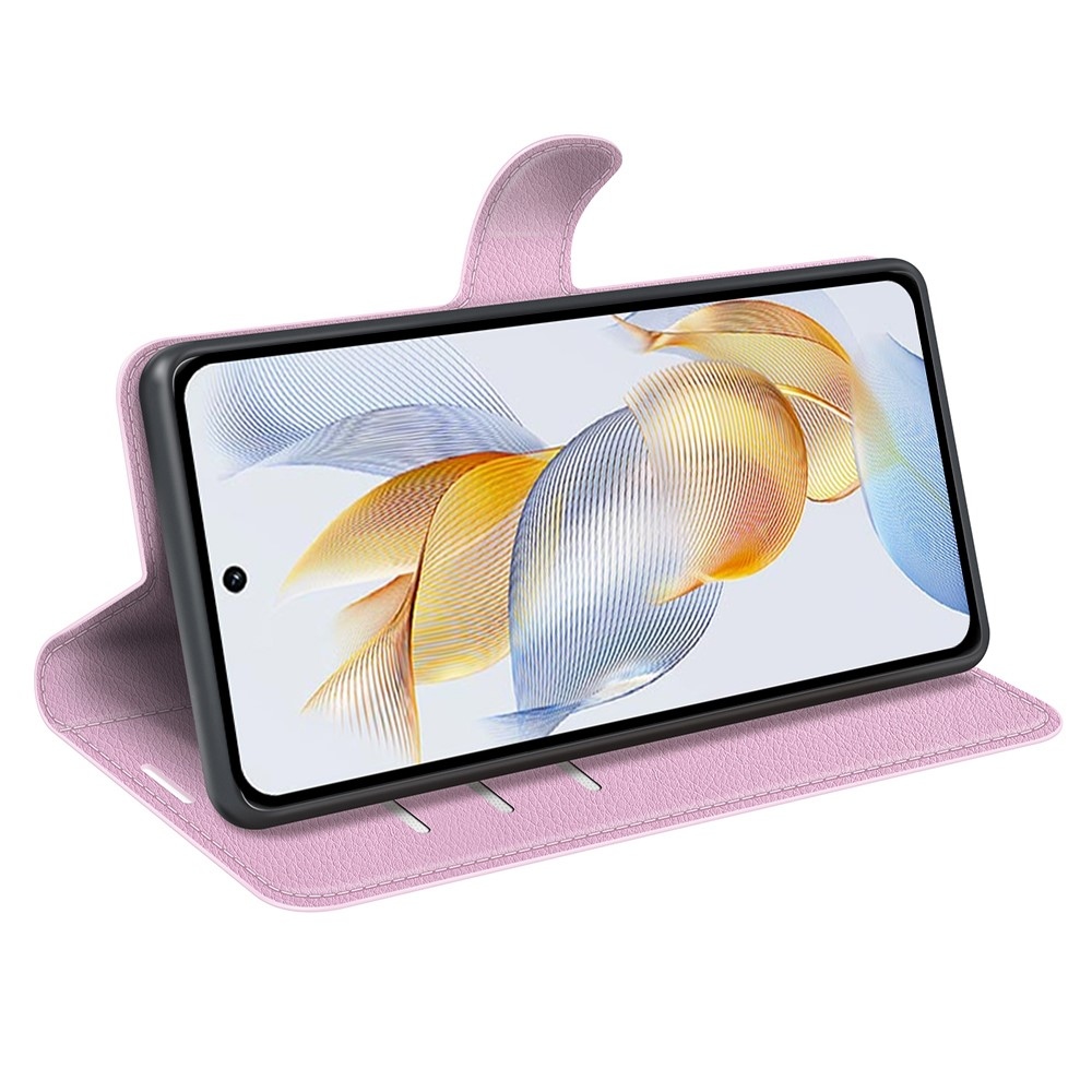 Litchi könyvtáska Honor 90-hez - rózsaszín