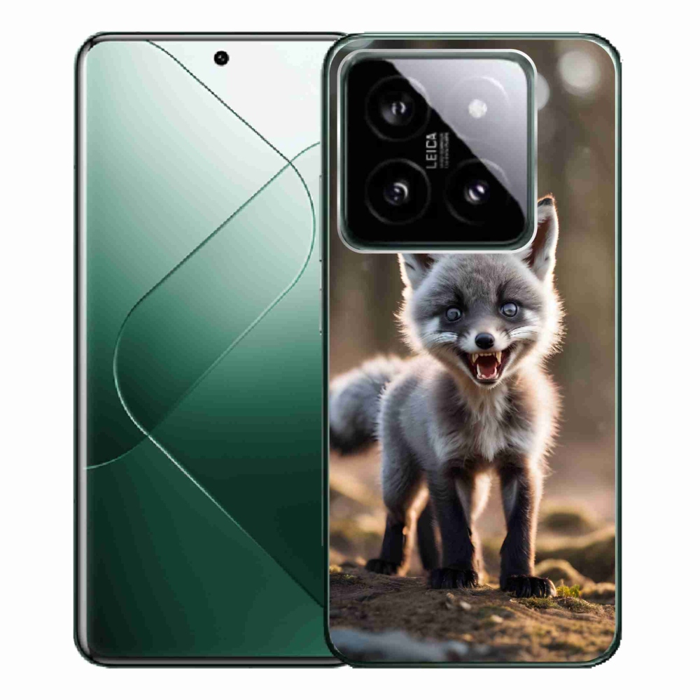 Gél borítás mmCase a Xiaomi 14 Pro-hoz - angry fox