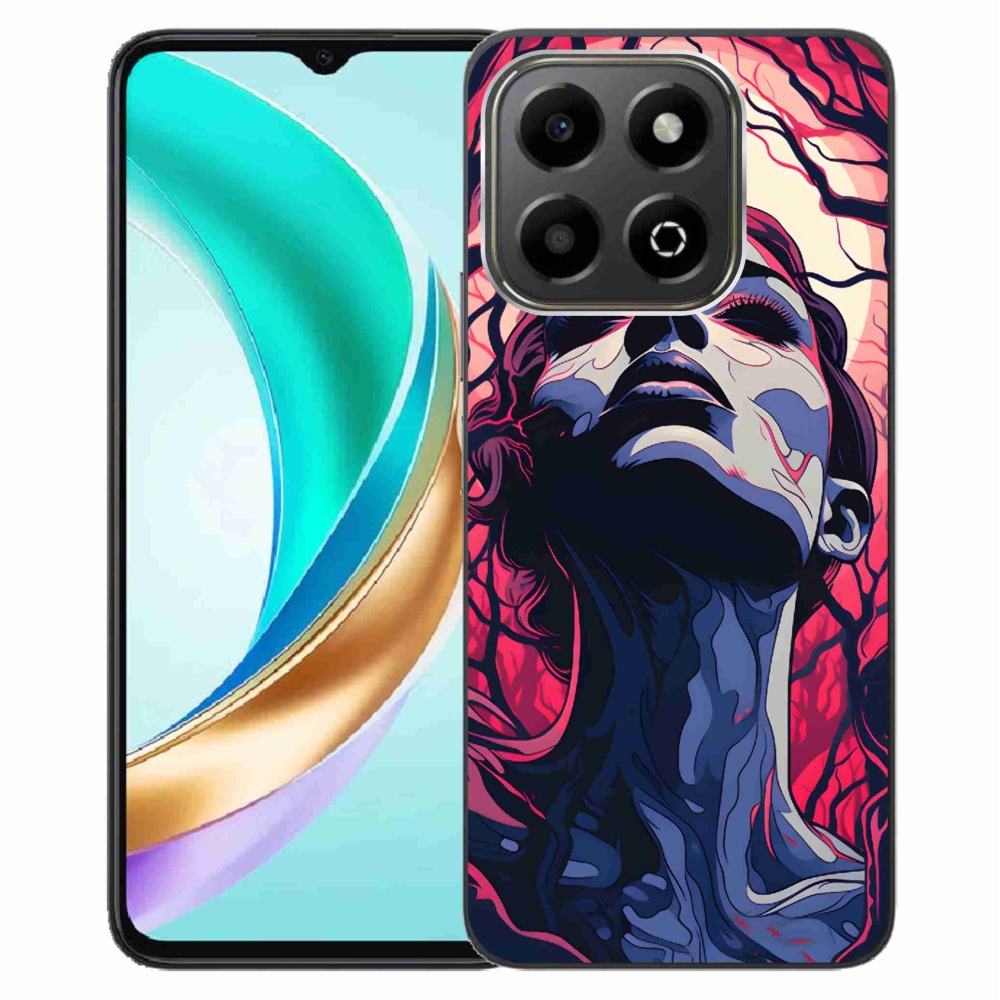 Gél borítás mmCase a Honor X6b készülékhez - absztrakt arc