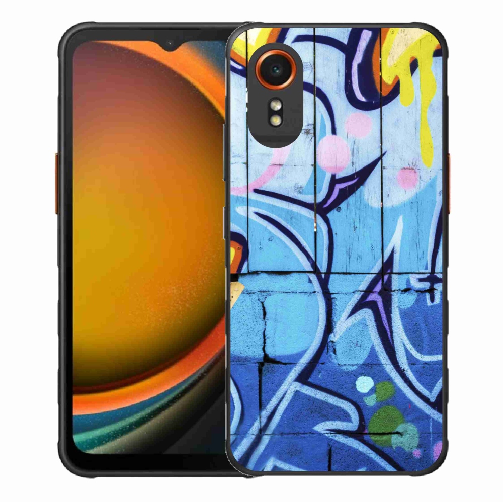 Gél borítás mmCase Samsung Galaxy Xcover 7 készülékhez - graffiti