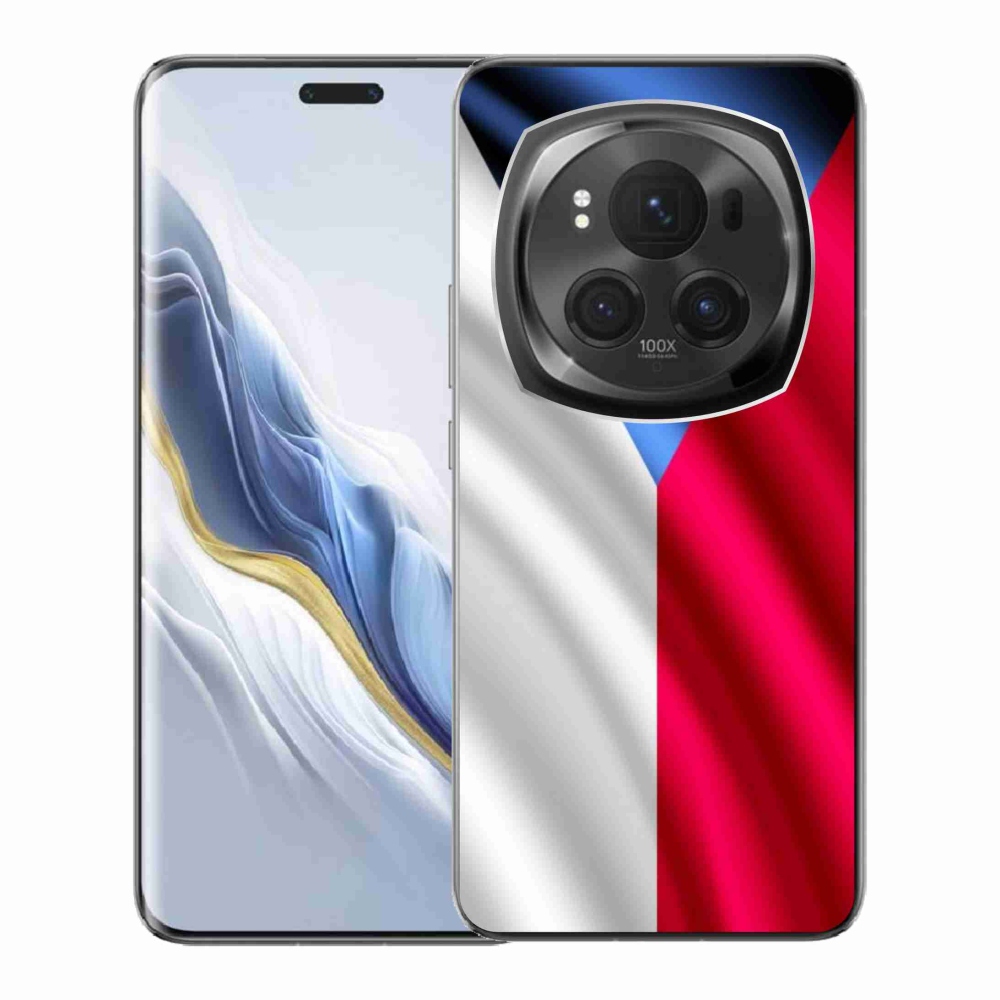 Gél borítás mmCase a Honor Magic 6 Pro 5G számára - cseh zászló