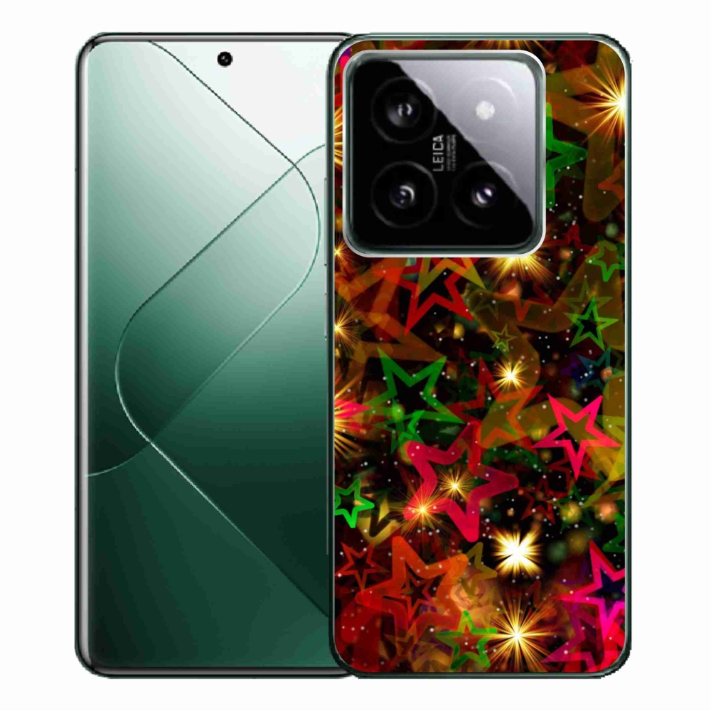 Gél borítás mmCase a Xiaomi 14 Pro-hoz - színes csillagok