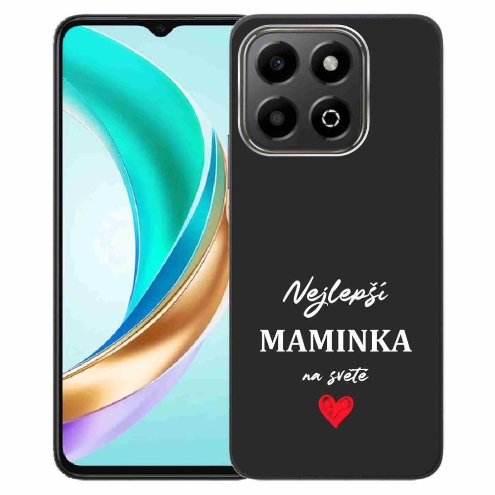Gél borító mmCase a Honor X6b készülékhez - legjobb anya 1 fekete háttér