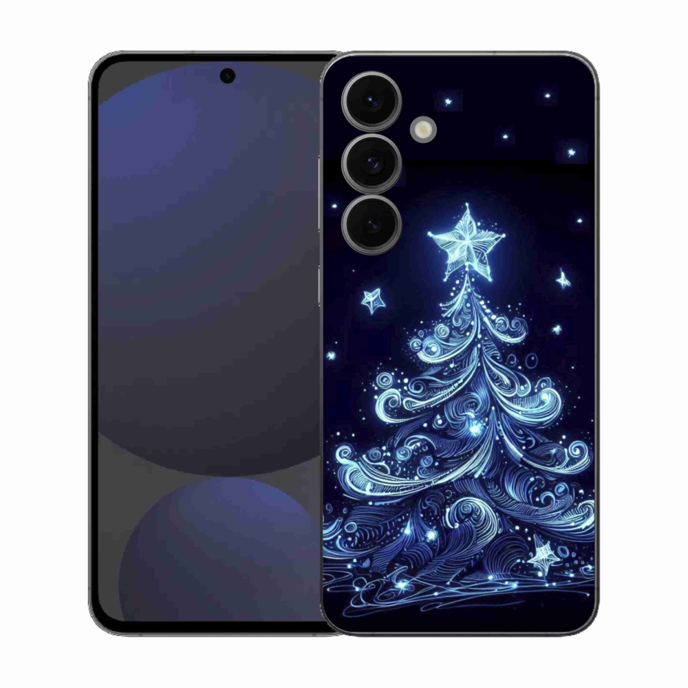 Gél borítás mmCase Samsung Galaxy S25 FE - neon karácsonyfa 4