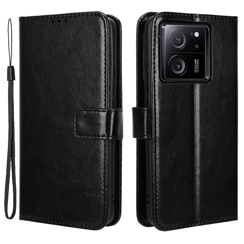 Őrült könyv tok Xiaomi 13T/13T Pro-hoz - fekete