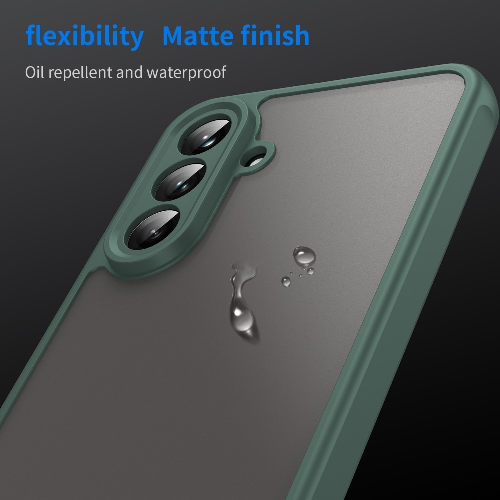 Zselés tok kemény hátlappal Samsung Galaxy A36 5G - zöld