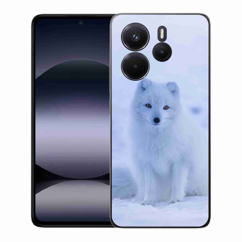 Gél borítás mmCase a Xiaomi Redmi Note 14-hez - polár róka