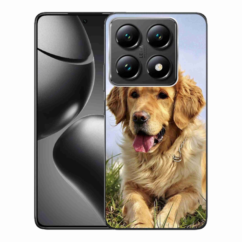 Gél borítás mmCase a Xiaomi 14T Pro számára - arany retriever
