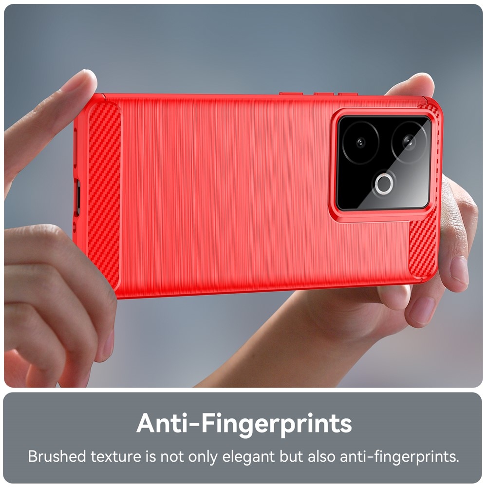 Szénálló zselés tok a Realme GT 7 5G/GT 7T 5G készülékhez - piros