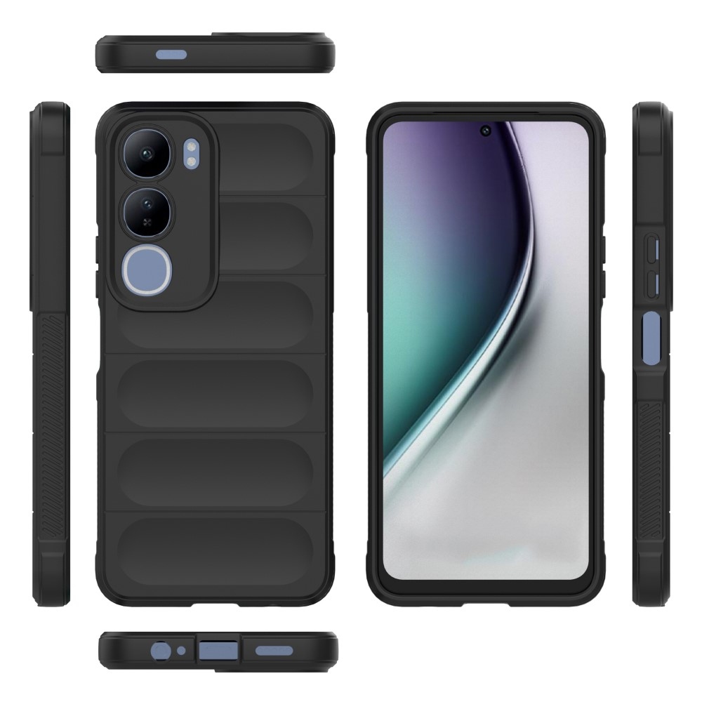 Rugg tartós zselés tok a Vivo Y19s készülékhez - fekete